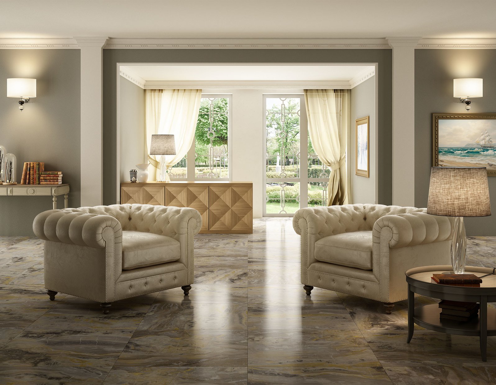 golden marble