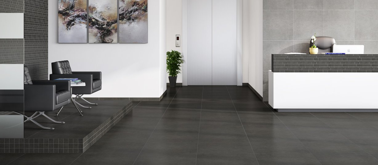 sparko Black and Grey tiles Modern style Living