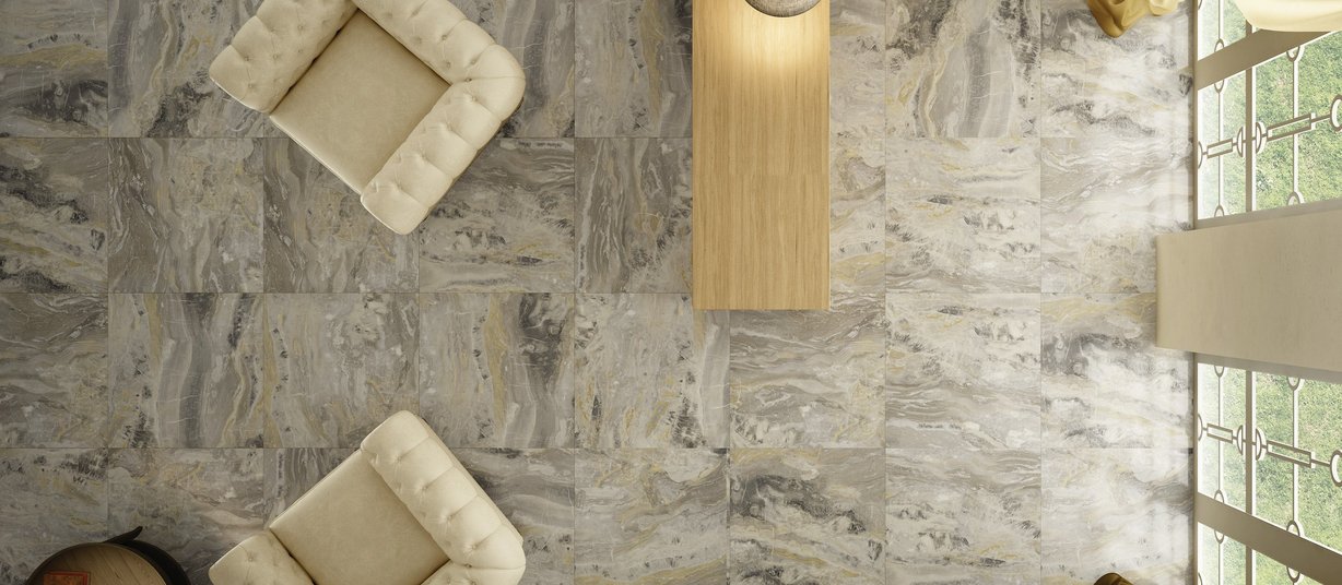 Golden marble