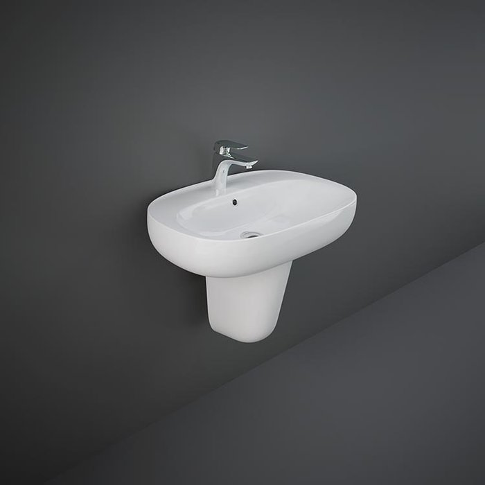 RAK-ILLUSION WASHBASIN HALF PEDESTAL 35 CM