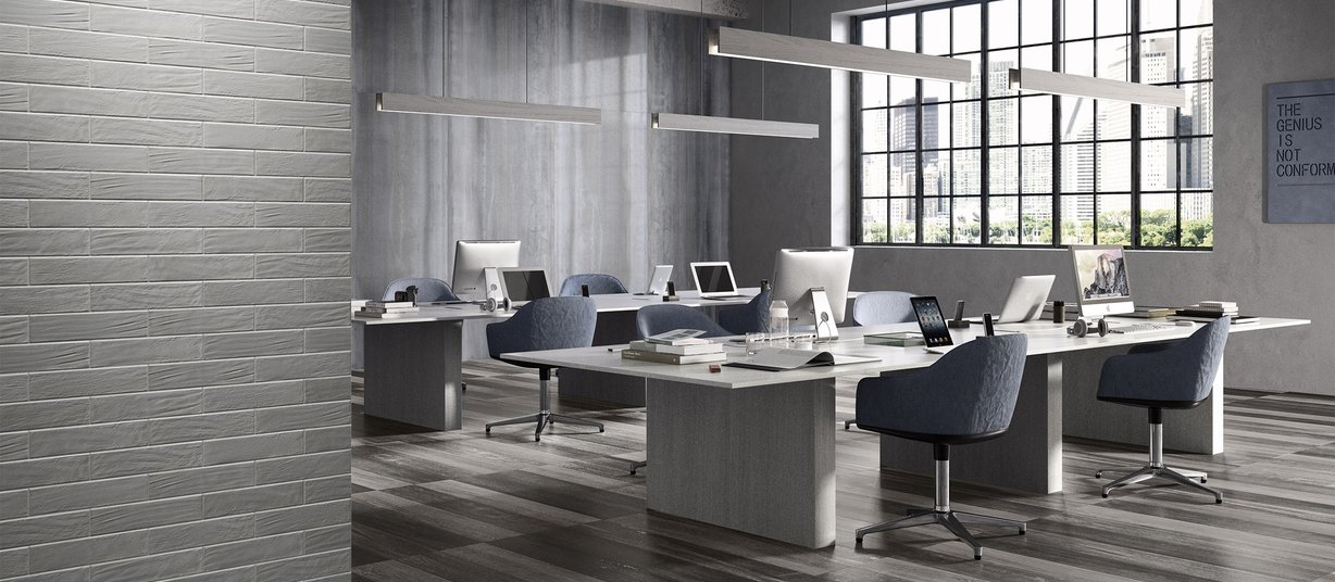 Capital wood Grey tiles Modern style Light Commercial