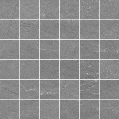 Gris / Mosaico / Estructura Ligera / Satinado / Derecho